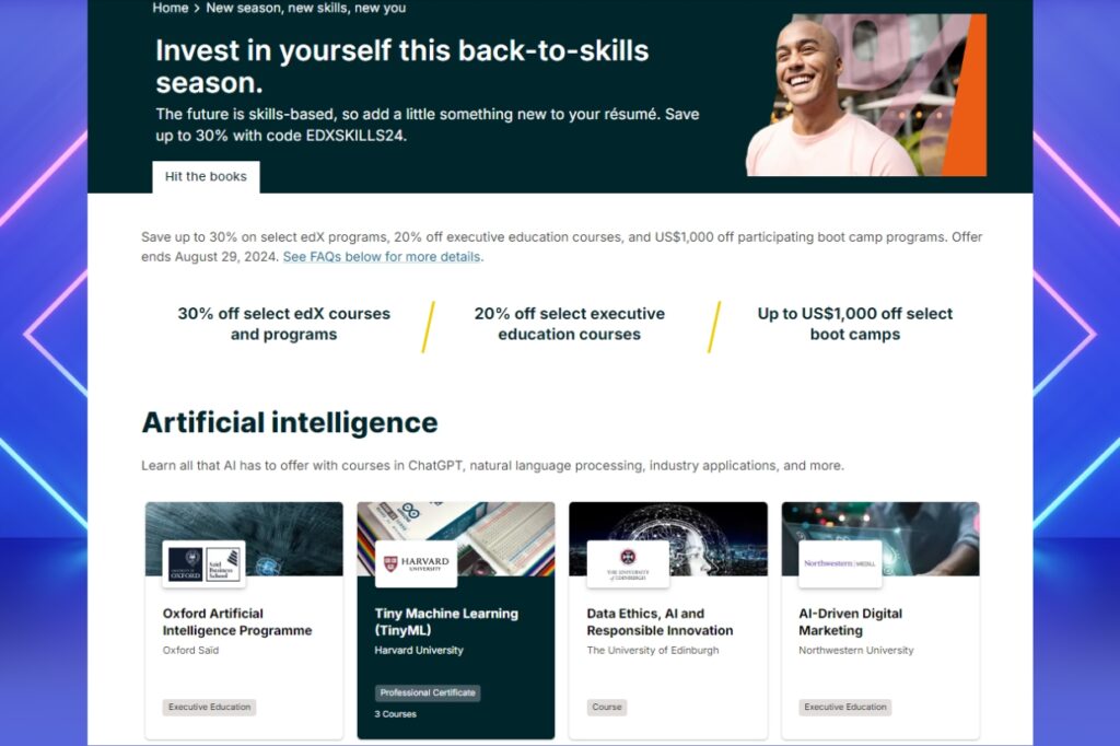 Are there any seasonal discounts for edX courses Are there any seasonal discounts for edX courses