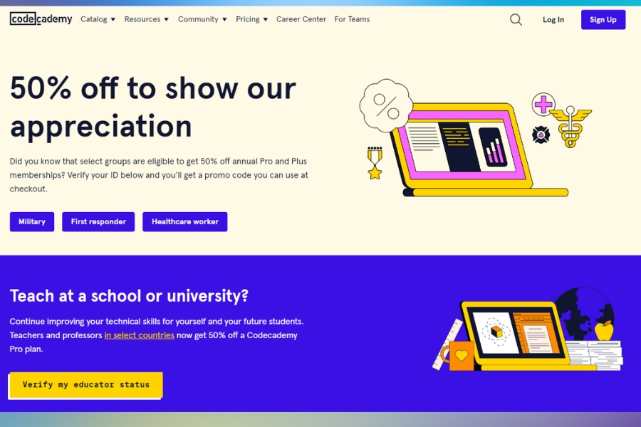 Things you need to know before signing up for discounted courses at codecademy. Things you need to know before signing up for discounted courses at codecademy.
