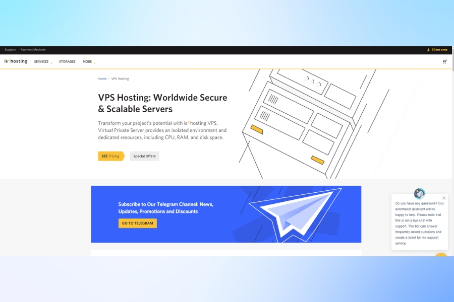 What are the advantages of using iShosting's VPS hosting