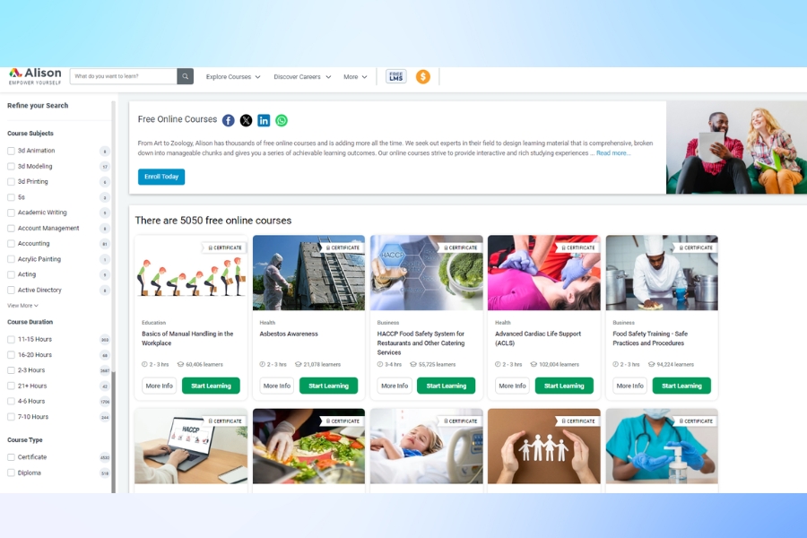 What are the highest rated degree courses on Alison What are the highest rated degree courses on Alison
