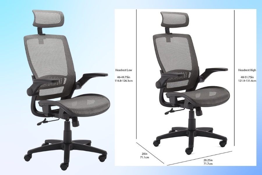 10 ergonomic chairs to help reduce back pain while working AmazonBasics High Back Mesh Ergonomic Chair – Features and Benefits for Back Pain Relief