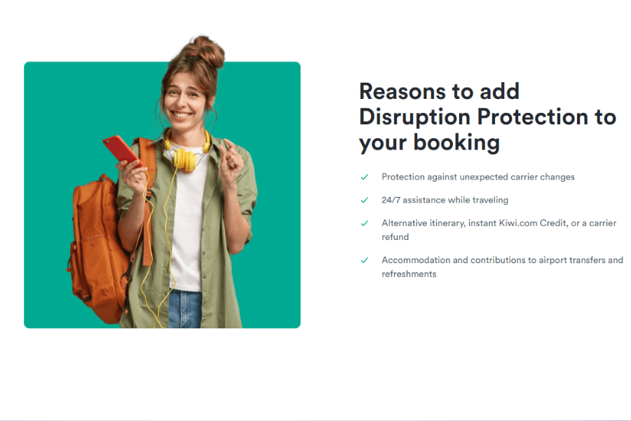 Are there any additional costs associated with Kiwi.com's Anti-Disruption Protection Are there any additional costs associated with Kiwi.com's Anti-Disruption Protection