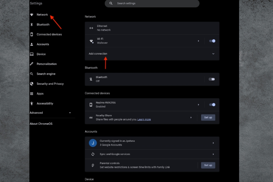 Are there any specific settings for PureVPN on Chrome OS