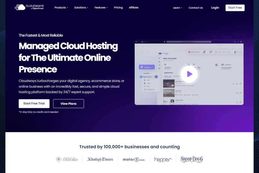 Cloudways vps - The best cloud hosting platform for your website trusted by many