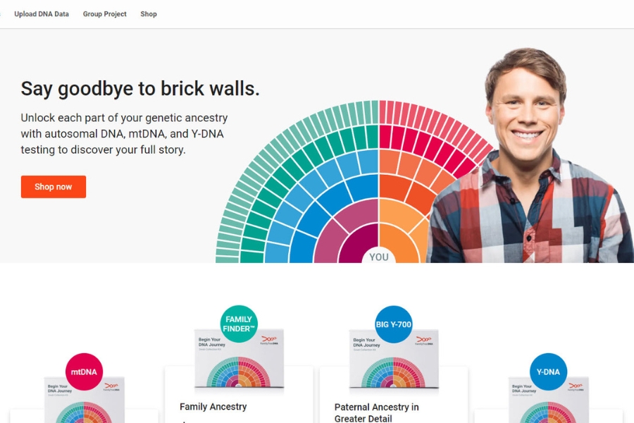 FamilyTree DNA – Leading Autosomal DNA Y DNA and mtDNA Testing Service 1