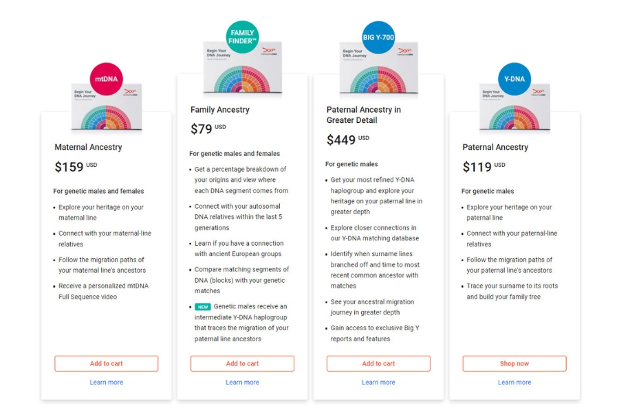 FamilyTree DNA – Leading Autosomal DNA Y DNA and mtDNA Testing Service 2