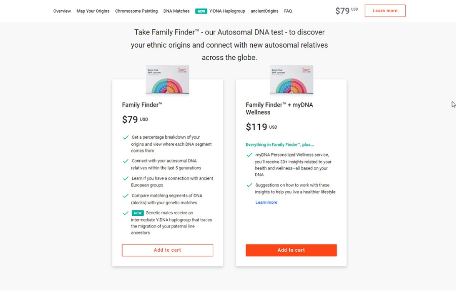 FamilyTree DNA – Leading Autosomal DNA Y DNA and mtDNA Testing Service 6