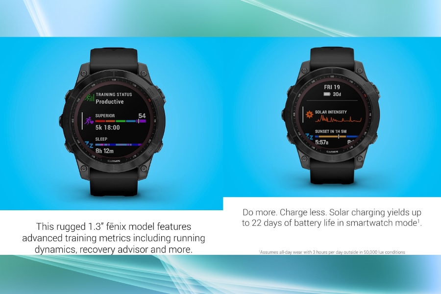 Fenix 7S Sapphire Solar 2