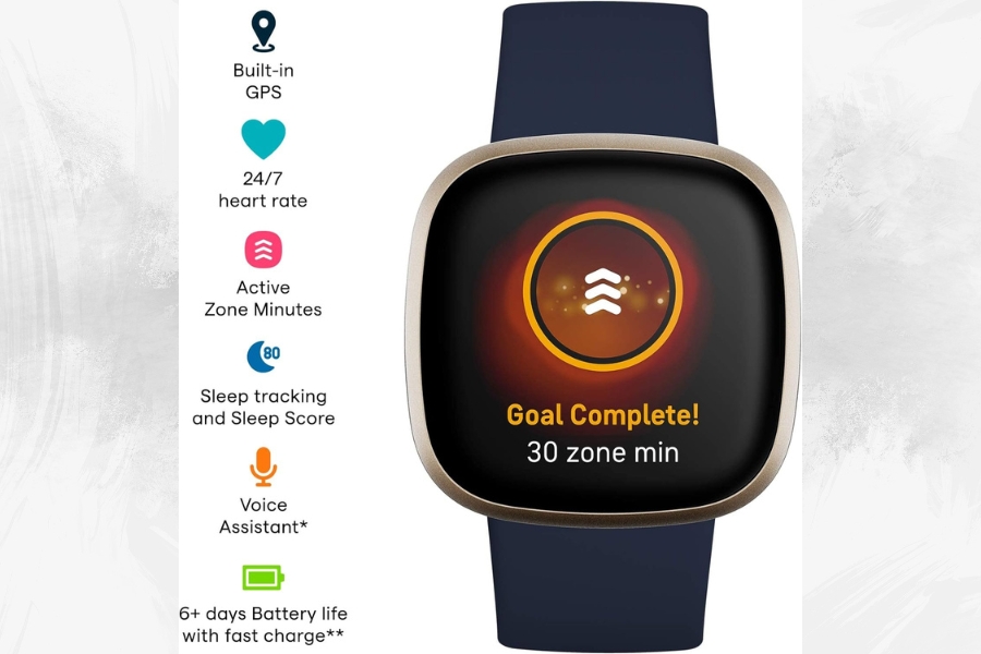 Top 10 Best Fitness Trackers for Swimming in 2024 Fitbit Versa 3 Combining style and functionality 2