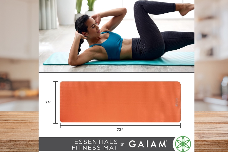 10 Best Yoga Mats for Home Exercises in 2024 Gaiam Essentials Thick Yoga Mat Features and benefits