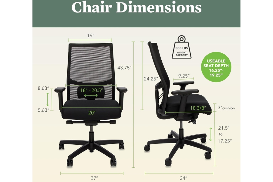 10 ergonomic chairs to help reduce back pain while working HON Ignition 2.0 Mesh Back Task Chair – Features and Benefits for Back Pain Relief