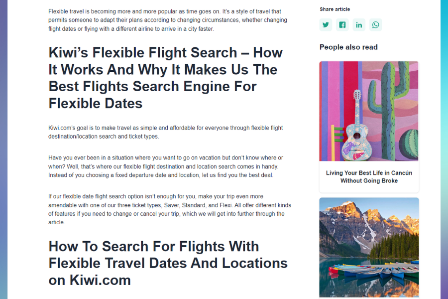 How Kiwi.com's Flexi Ticket Option Benefits Travellers How Kiwi.com's Flexi Ticket Option Benefits Travellers