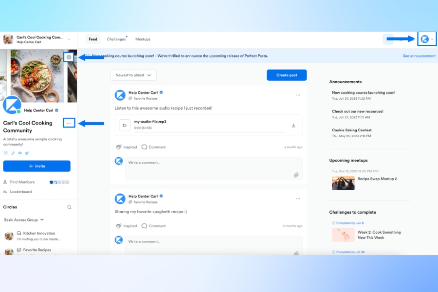 How can I join the Kajabi community to connect with other users