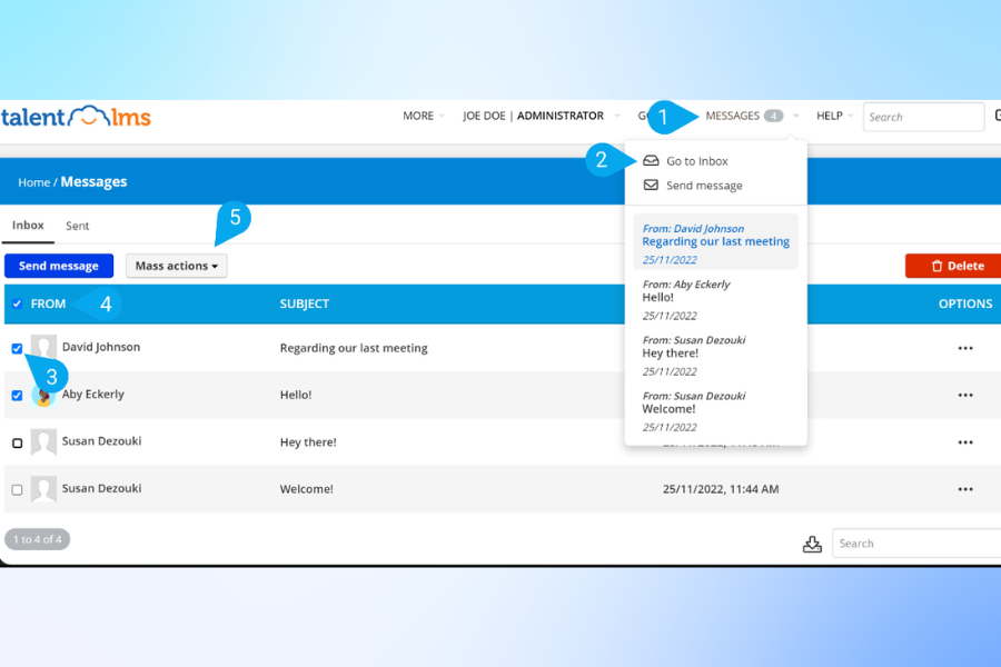 How can I use Mass Actions to streamline user management in TalentLMS How can I use Mass Actions to streamline user management in TalentLMS