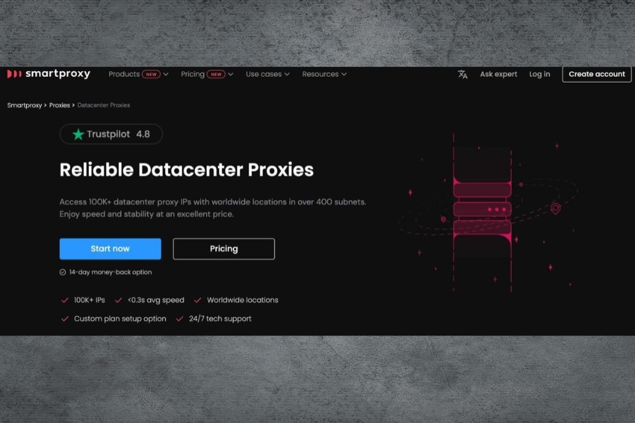 How does Smartproxy compare to other proxy providers in terms of data collection?