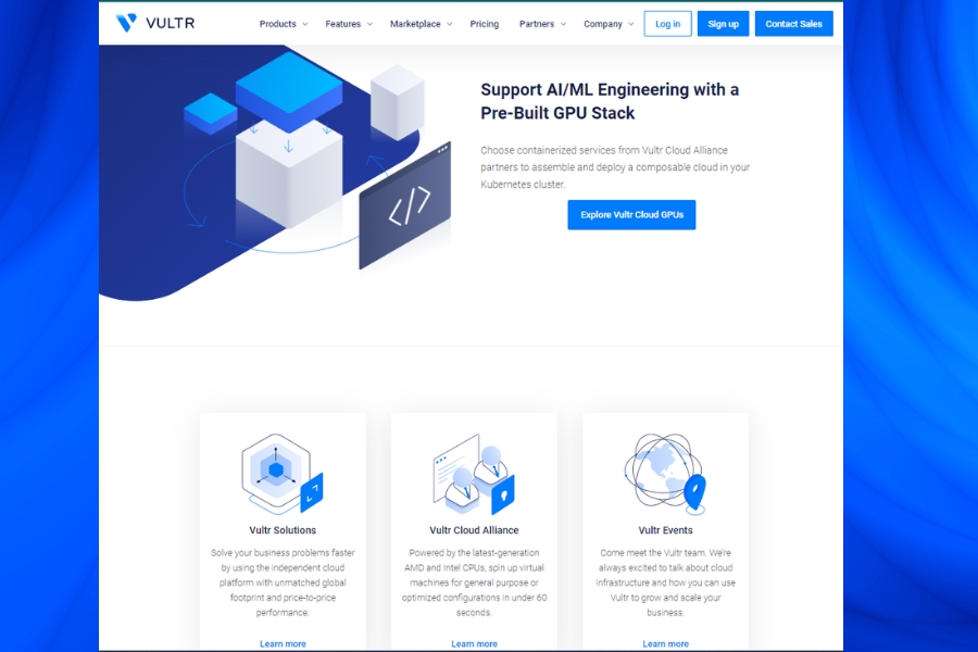 How does vultr's cloud storage pricing compare to other cloud storage providers