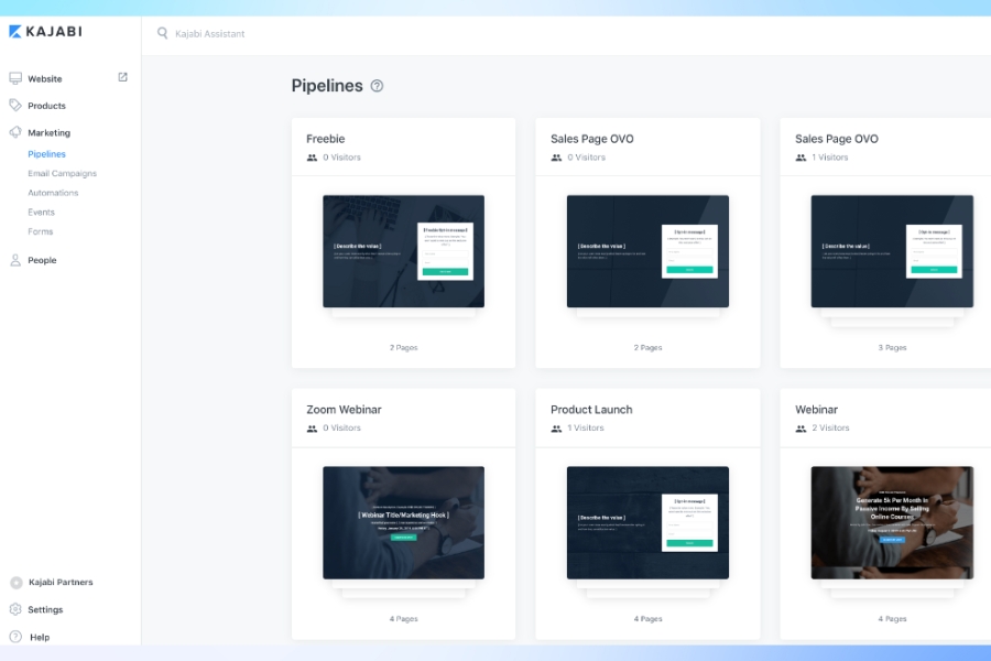 How easy creating a course on Kajabi