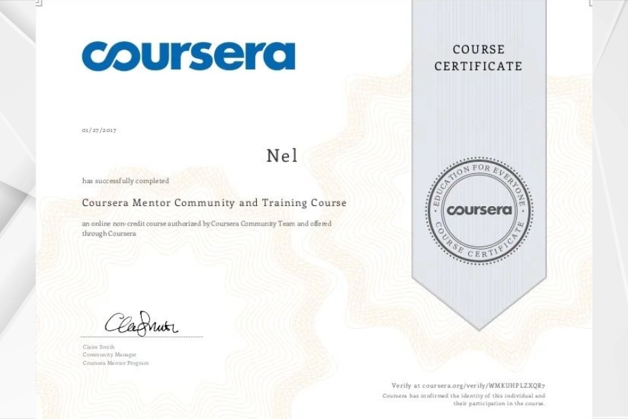 How long does it typically take to complete a professional certification on Coursera
