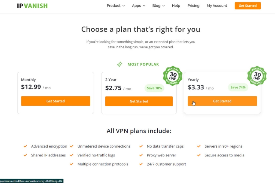 16 safest VPN services trusted by many people in 2024 IPVanish.com 3