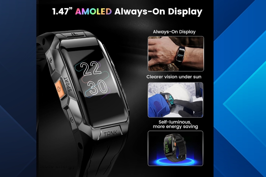 Top 10 Best Fitness Trackers for Swimming in 2024 KOSPET TANK X1 Durability Meets Performance 2