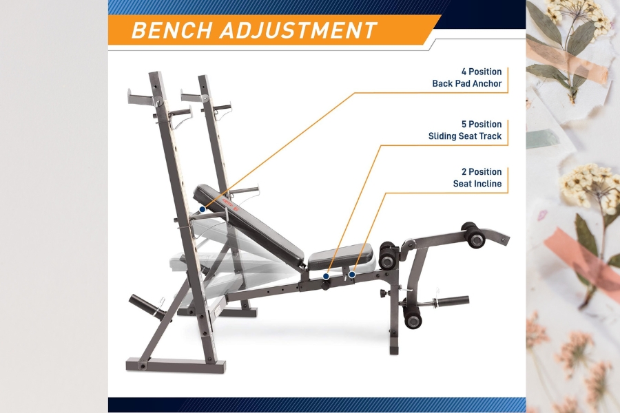 10 best Home gym bench in 2024 Marcy Adjustable Olympic Weight Bench Features and Benefits