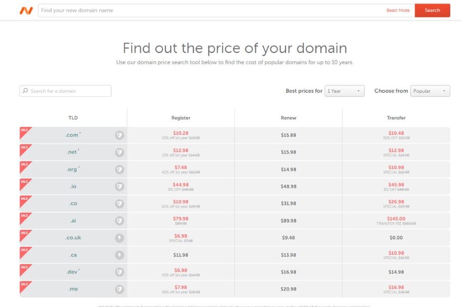 Namecheap.com 3
