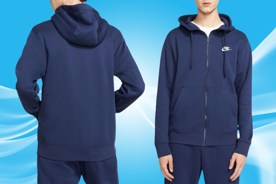 Nike NSW Club Fleece Full Zip Hoodie 1