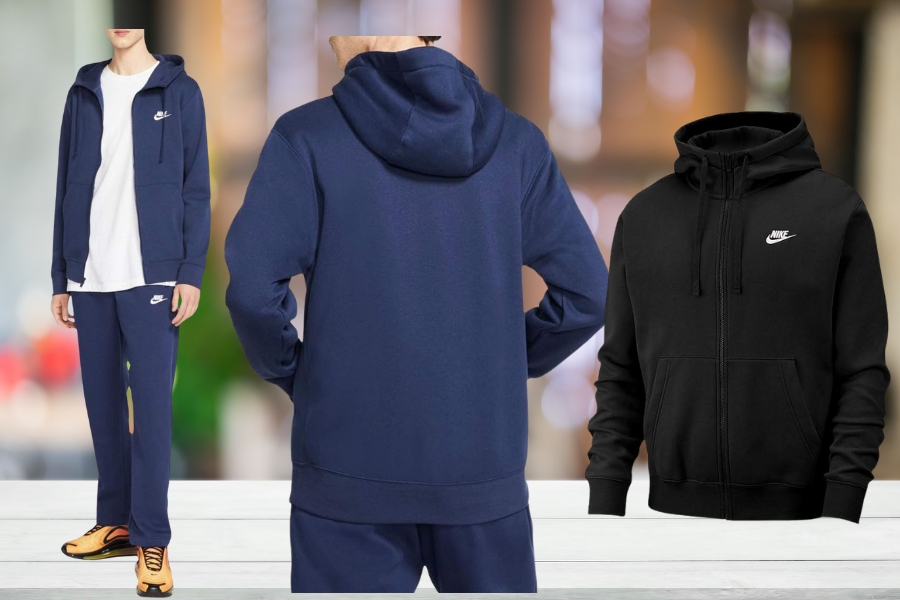 Nike NSW Club Fleece Full Zip Hoodie 3