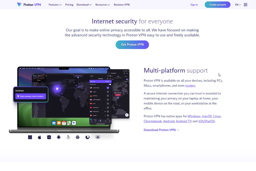 16 safest VPN services trusted by many people in 2024 ProtonVPN.com 2