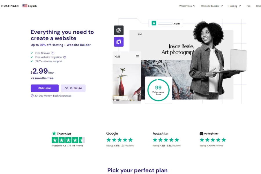 Review hostinger – Summary of things to know about Web Hosting Service Provider Ho