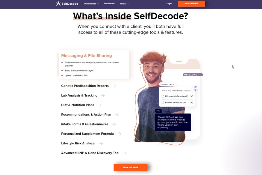 SelfDecode – Leading DNA testing service providing detailed information about personal health 9