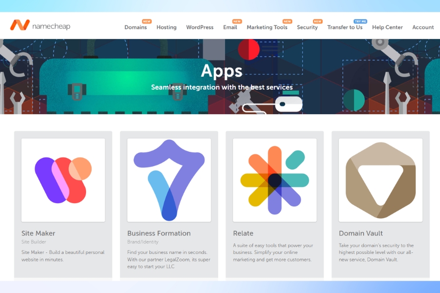 What additional services does Namecheap offer along with domain registration