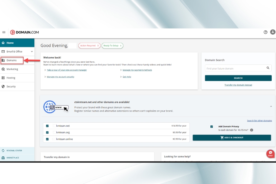 What are the benefits of upgrading to an enhanced web hosting plan on Domain.com