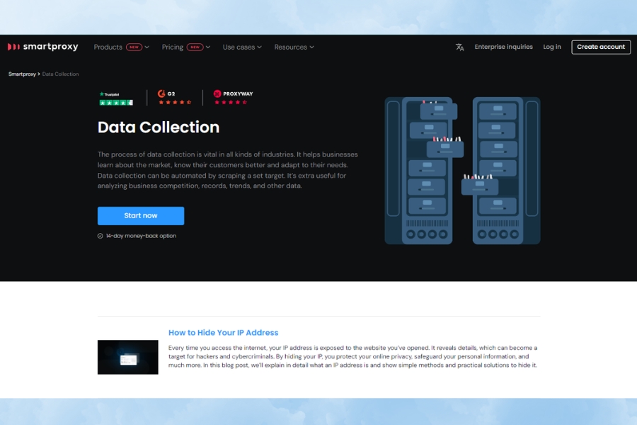What are the benefits of using Smartproxy for e-commerce data collection