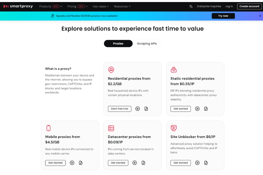 What are the benefits of using smartproxy for data collection