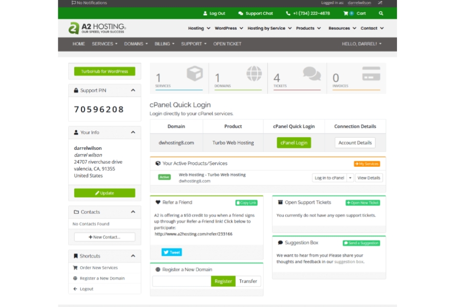 What are the features and benefits that A2 Hosting brings to users