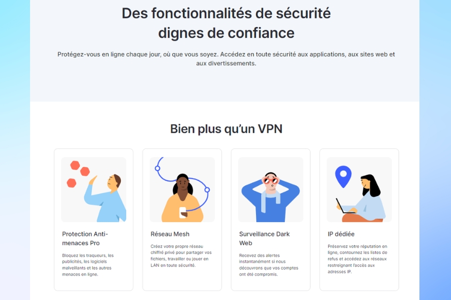 What are the features of nordvpn
