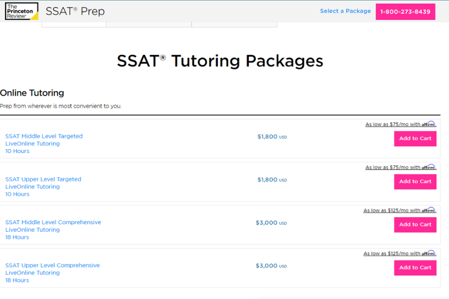 What are the key benefits of The Princeton Review's online tutoring