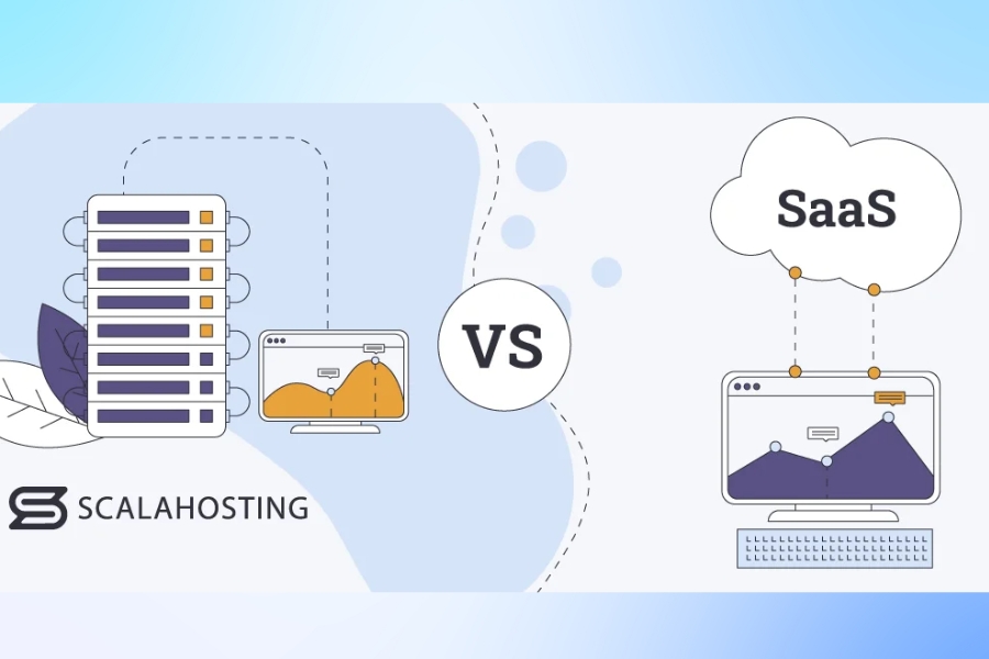 What are the main advantages of ScalaHosting's Managed VPS plans over their shared hosting plans