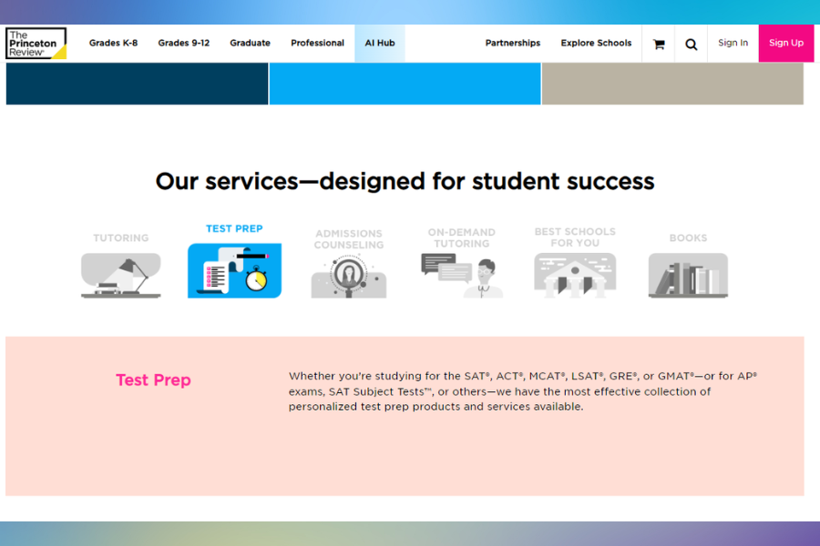 What makes The Princeton Review's tutoring different from other test prep services