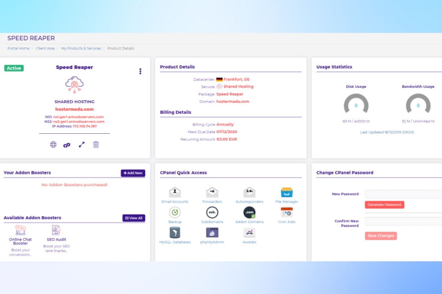 What services does Hostarmada offer