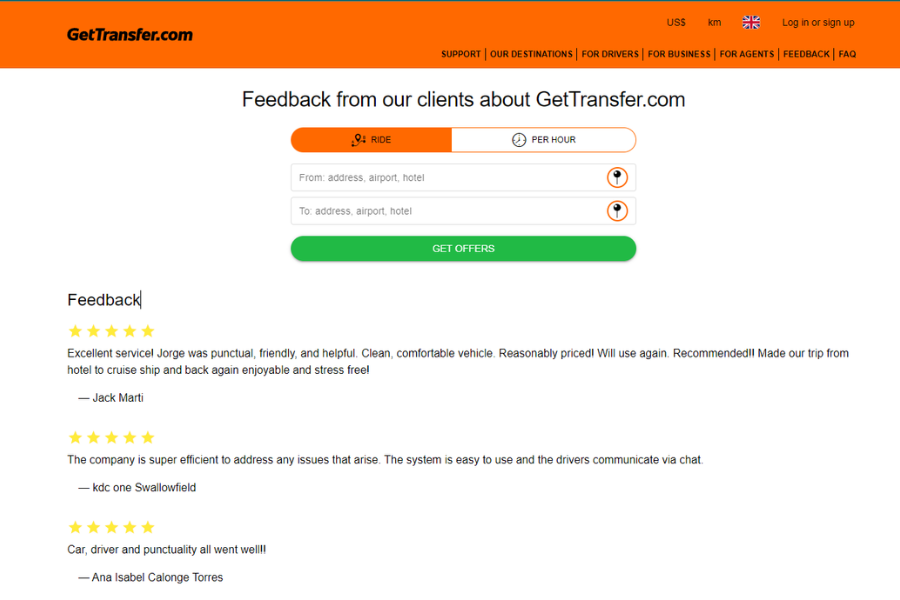 What types of cars can be booked on GetTransfer.com What types of cars can be booked on GetTransfer.com