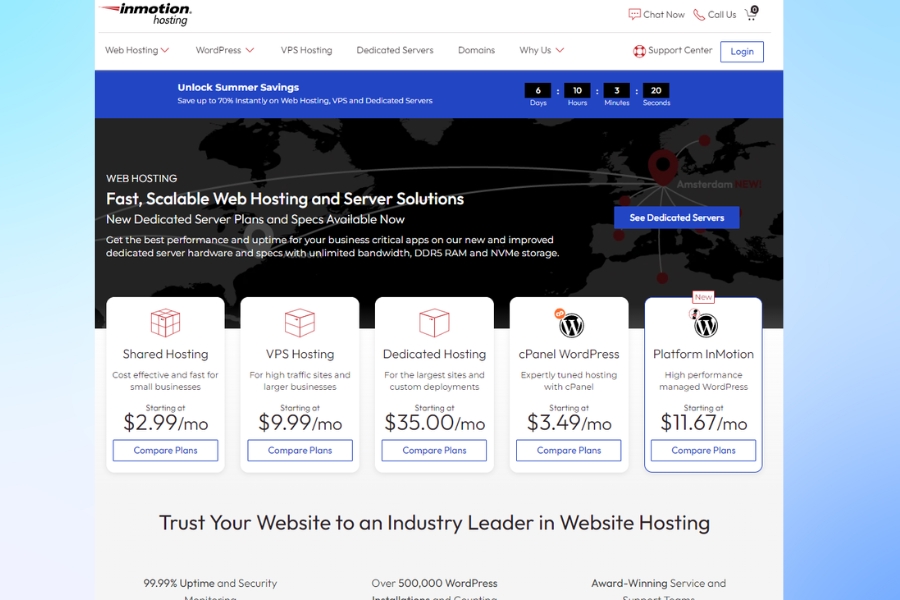 inmotion hosting vps - A summary of everything I know about this Web Hosting Service What types of hosting plans does InMotion offer