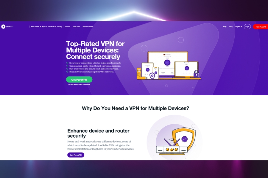 Which devices and platforms are compatible with PureVPN