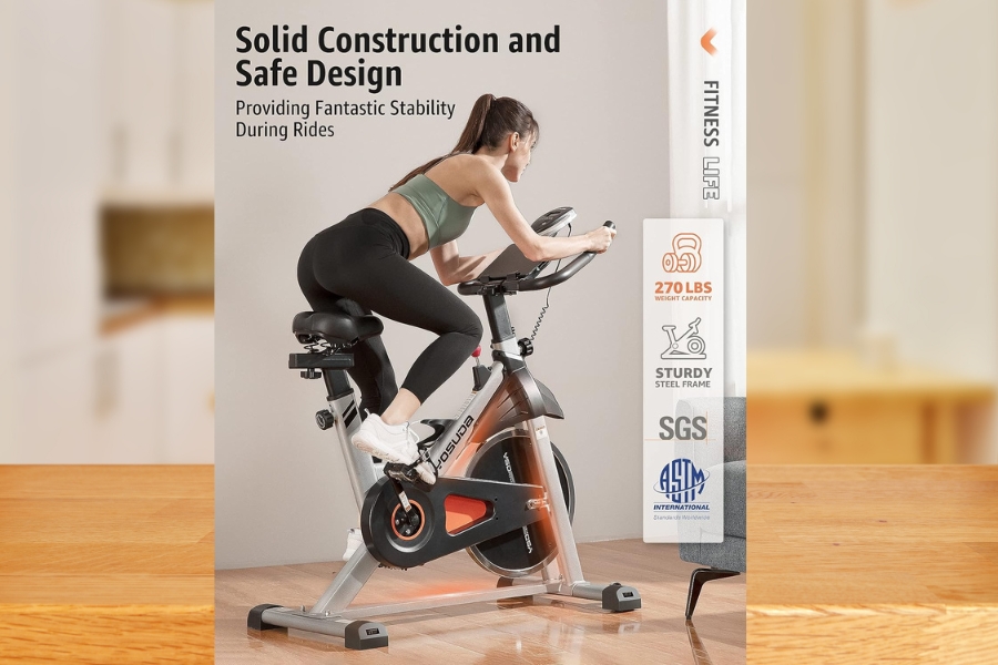 Yosuda Indoor Cycling Bike – A budget friendly bike with a smooth and quiet ride