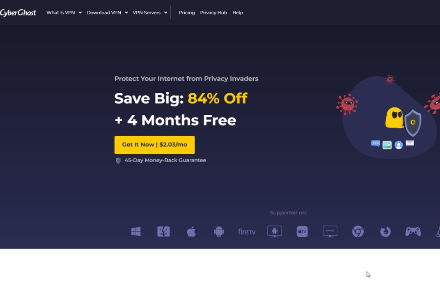 16 safest VPN services trusted by many people in 2024 cyberghostvpn.com 1