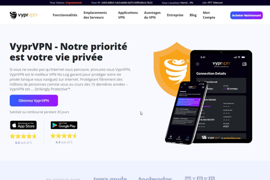 16 safest VPN services trusted by many people in 2024 vyprvpn.com 1