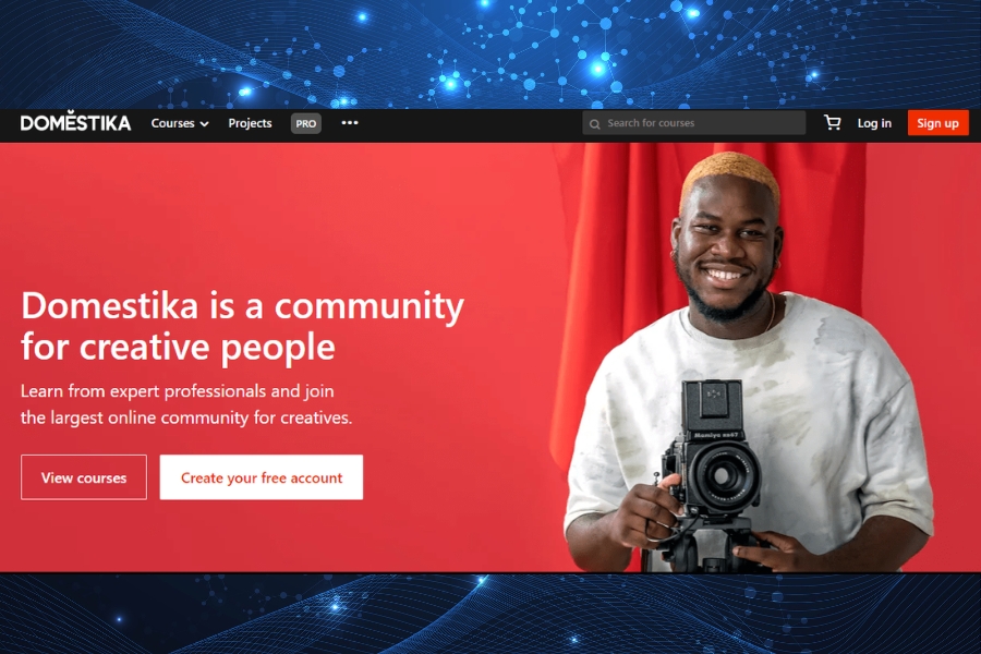 How can I register for a Domestika course