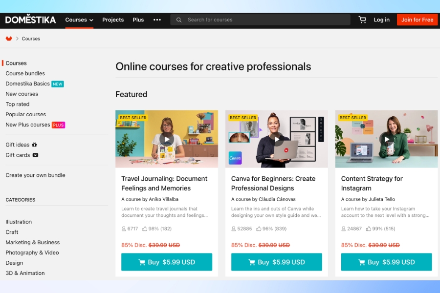 Is there a Domestika course for beginners in web design