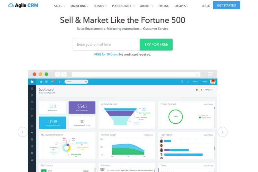 Top 10 Best CRM Software for Business in 2025 Agile CRM The All-in-One Platform for Integrated Operations